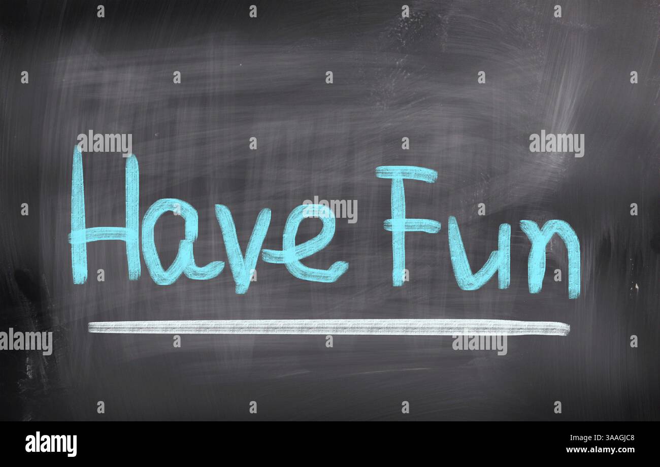 Haben Spaß Konzept Stockfoto