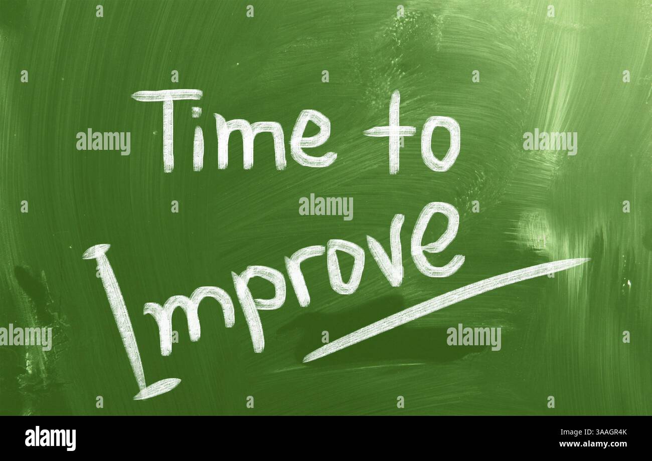 Konzept zu verbessern Stockfoto