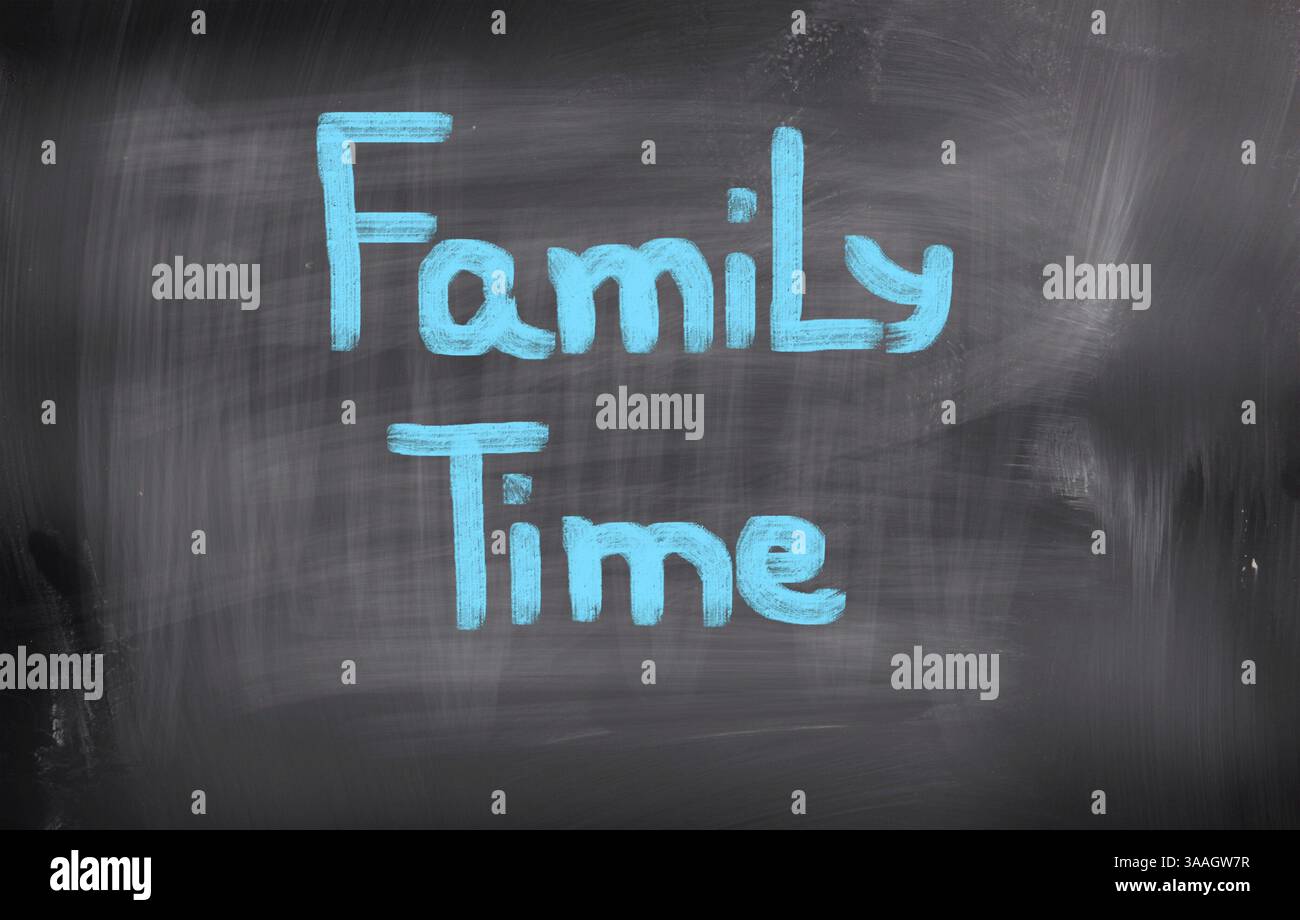 Familienzeit-Konzept Stockfoto