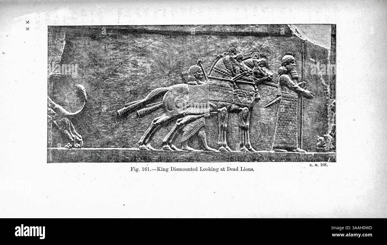 Aus dem Buch graven in the Fels : OR, die historische Genauigkeit der Bibel bestätigt durch Verweis auf die assyrischen und ägyptischen Denkmäler im British Museum und anderswo von Kinns, Samuel, 1826-1903 Veröffentlichungsdatum 1891 Stockfoto