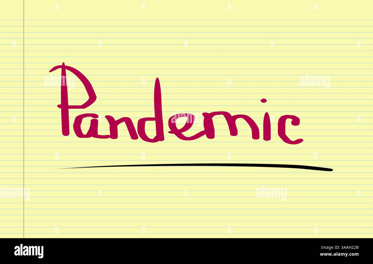 Pandemie-Konzept Stockfoto