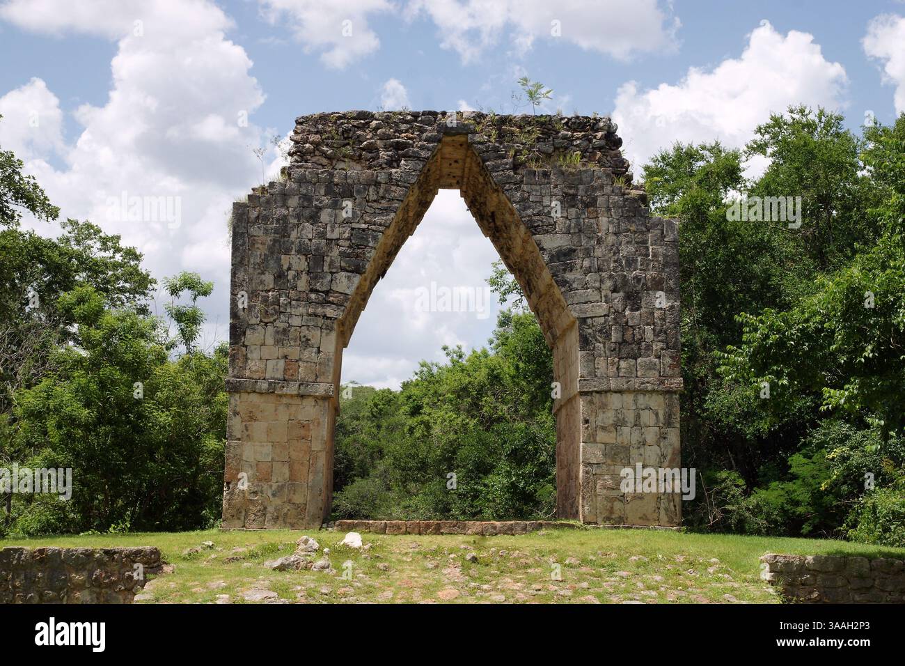 Mexiko. Yucatan. Kabah. Der Bogen. Stockfoto