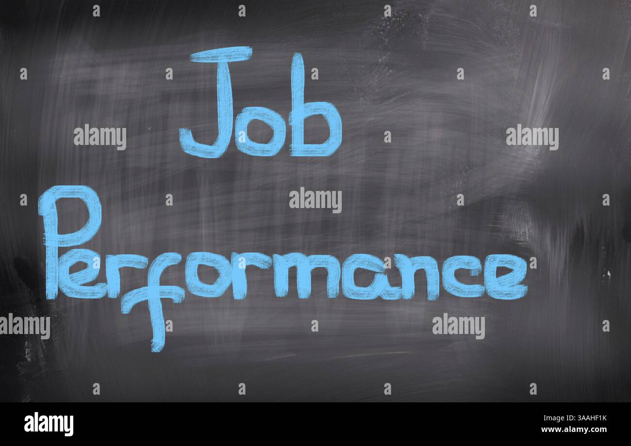 Job-Performance-Konzept Stockfoto