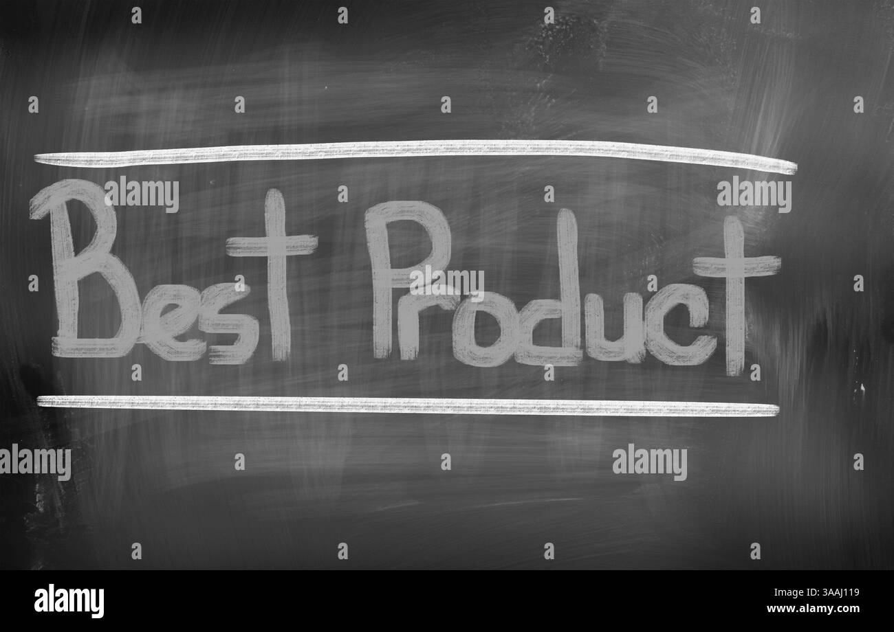 Bestes Produktkonzept Stockfoto