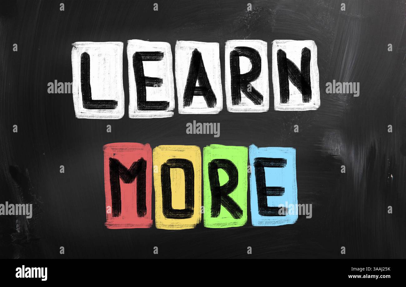 Zeit zu lernen, Konzept Stockfoto