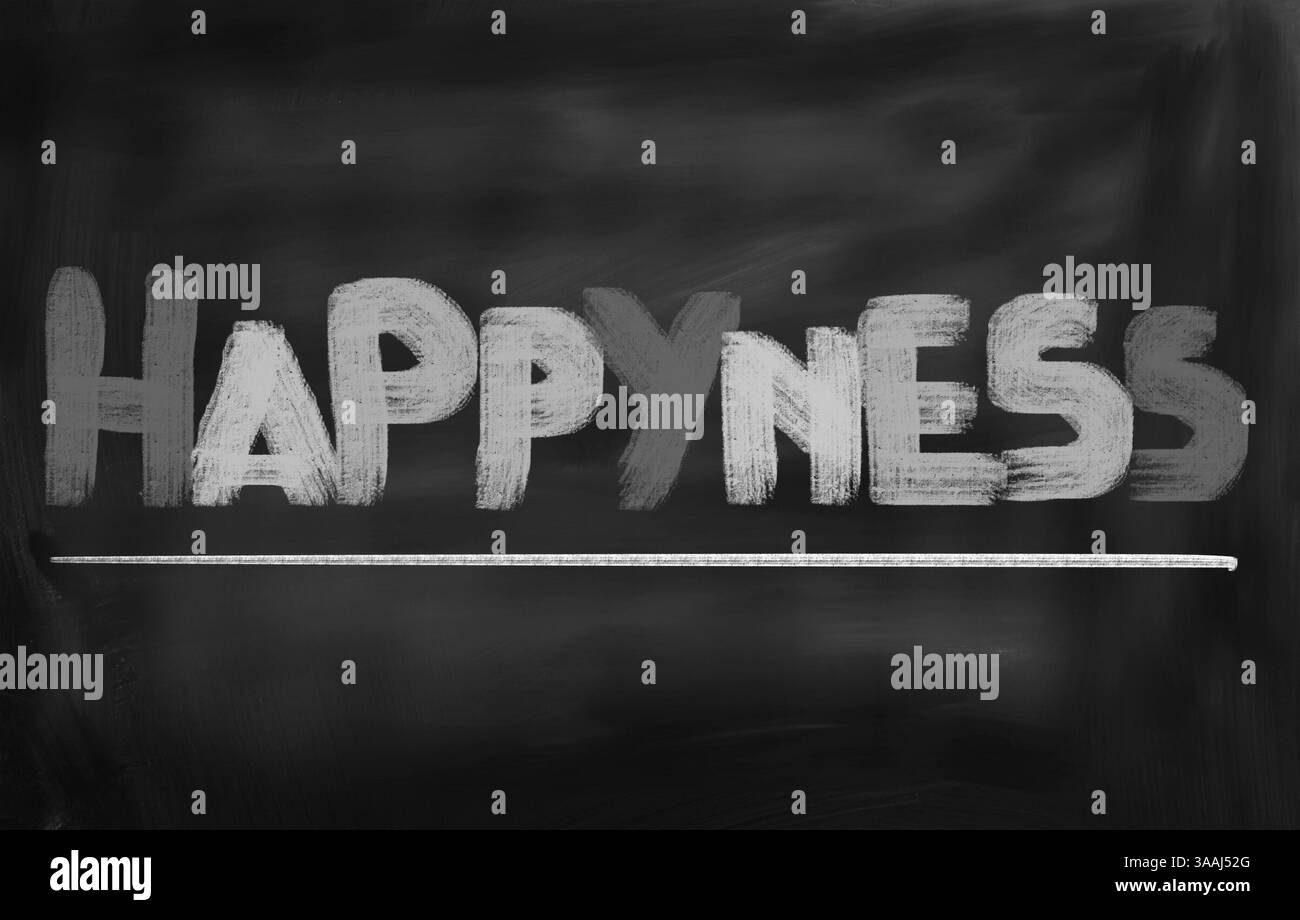 Happyness-Konzept Stockfoto