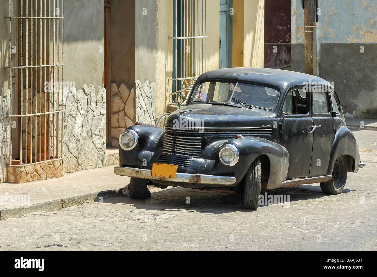 Oldtimer in Kuba Stockfoto
