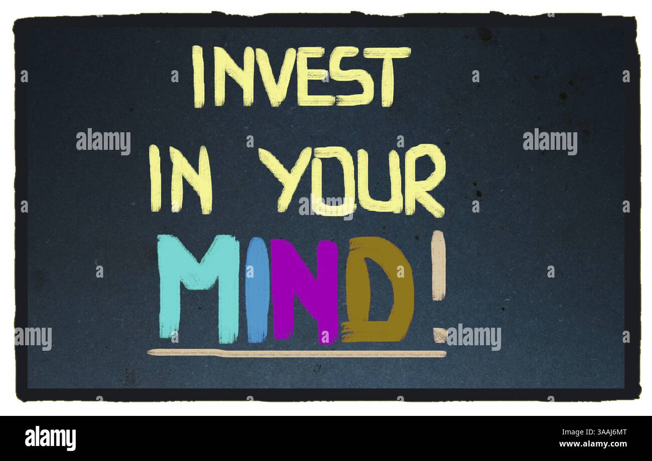 Investieren Sie In Ihre Mind-Konzept Stockfoto
