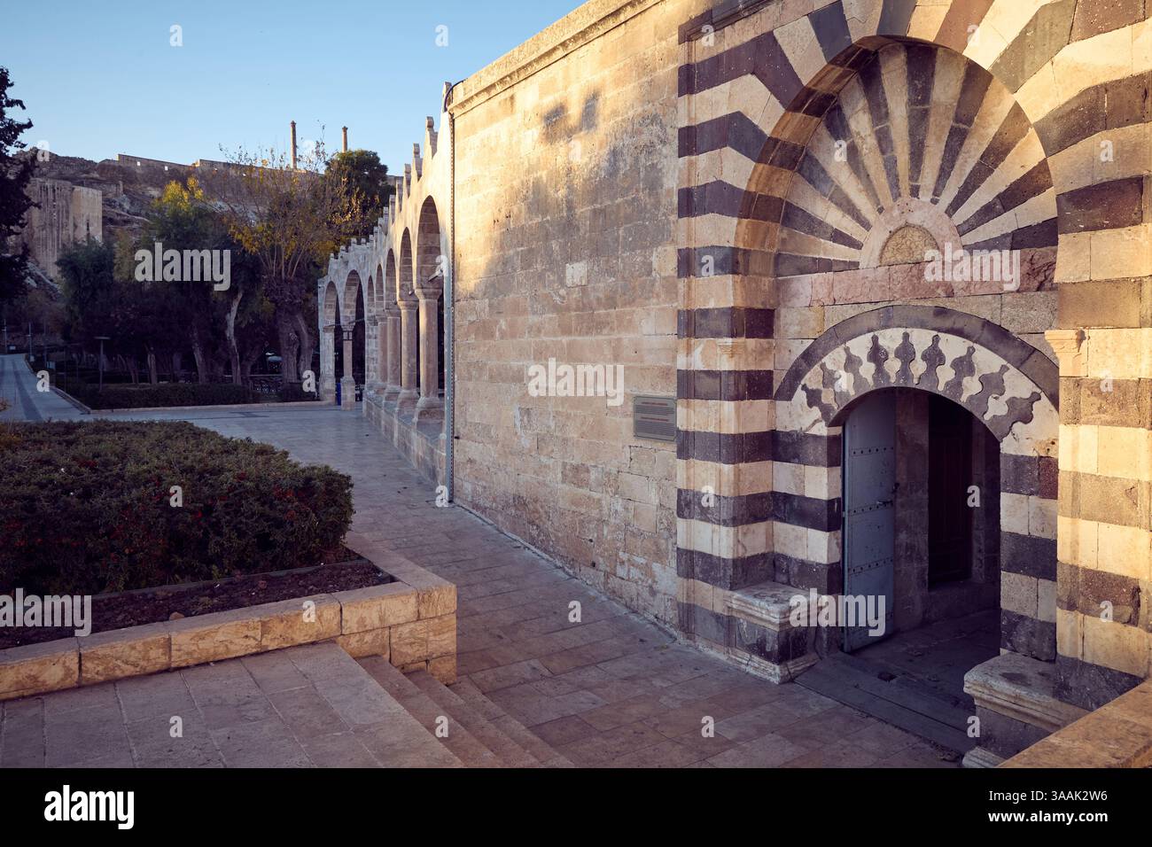 Öffentlicher Park in Sanliurfa Stadt, Türkei Stockfoto