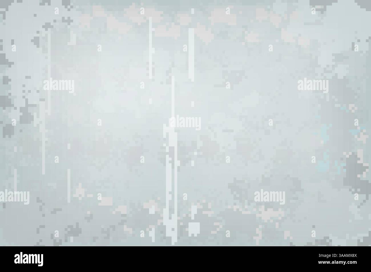 Abstrakte Gebäudewand mit verschlissener weißer Beschichtung, Vektorbild. Stock Vektor