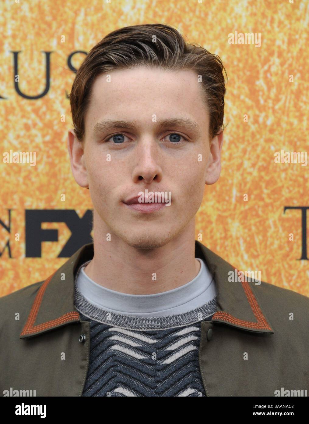 Mai 2018 – Los Angeles, CA, USA – Harris Dickinson nimmt am 11. Mai 2018 an der „for Your Conception“-Veranstaltung für „Trust“ in North Hollywood, Kalifornien Teil (Credit Image: © Peter West/Ace Pictures via ZUMA Press) Stockfoto