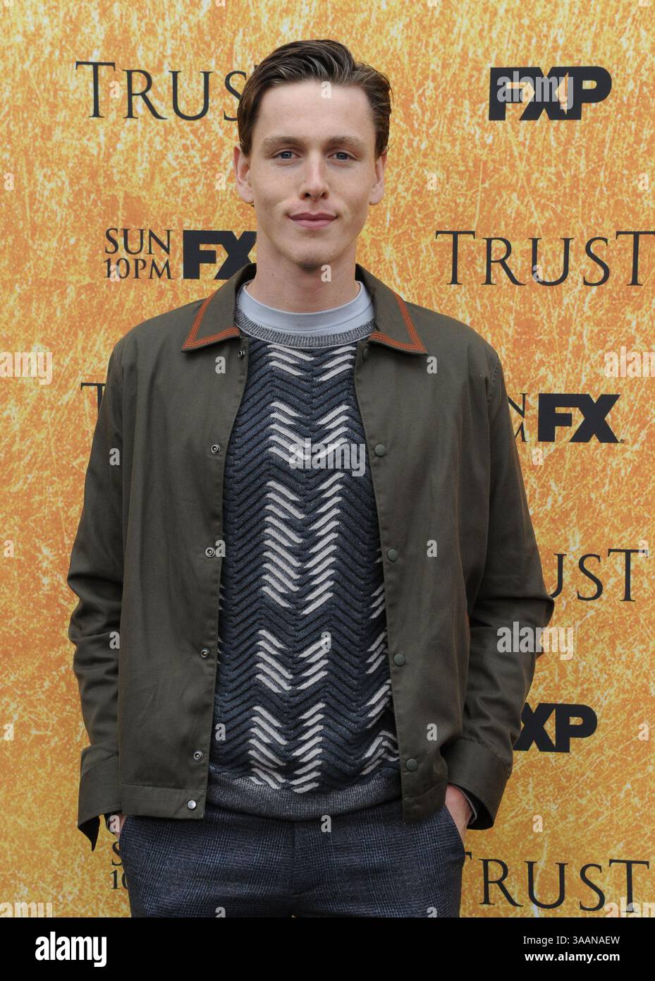 Mai 2018 – Los Angeles, CA, USA – Harris Dickinson nimmt am 11. Mai 2018 an der „for Your Conception“-Veranstaltung für „Trust“ in North Hollywood, Kalifornien Teil (Credit Image: © Peter West/Ace Pictures via ZUMA Press) Stockfoto