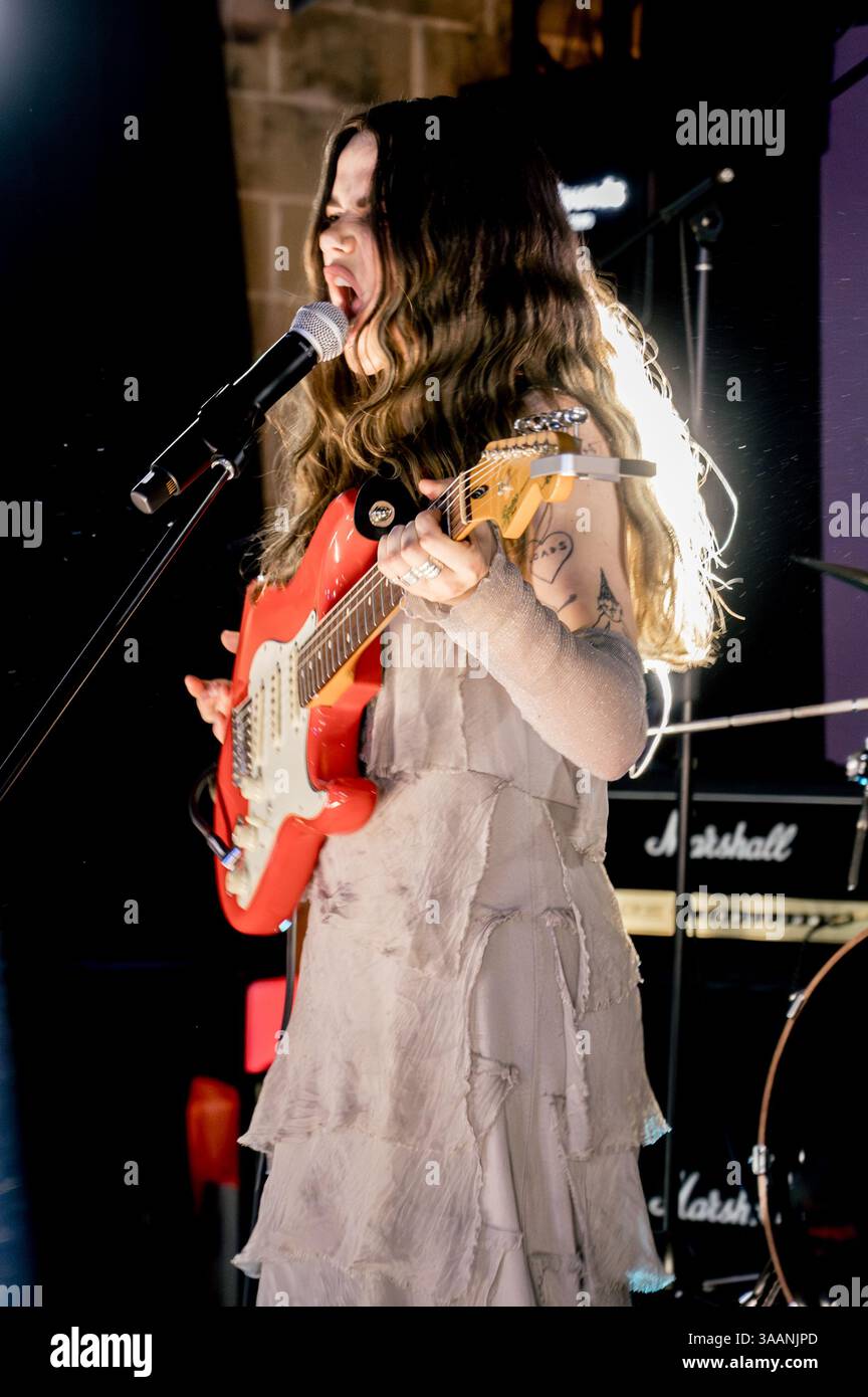 Freak Slug trat während der SXSW 2025 in der britischen Musikbotschaft auf Stockfoto