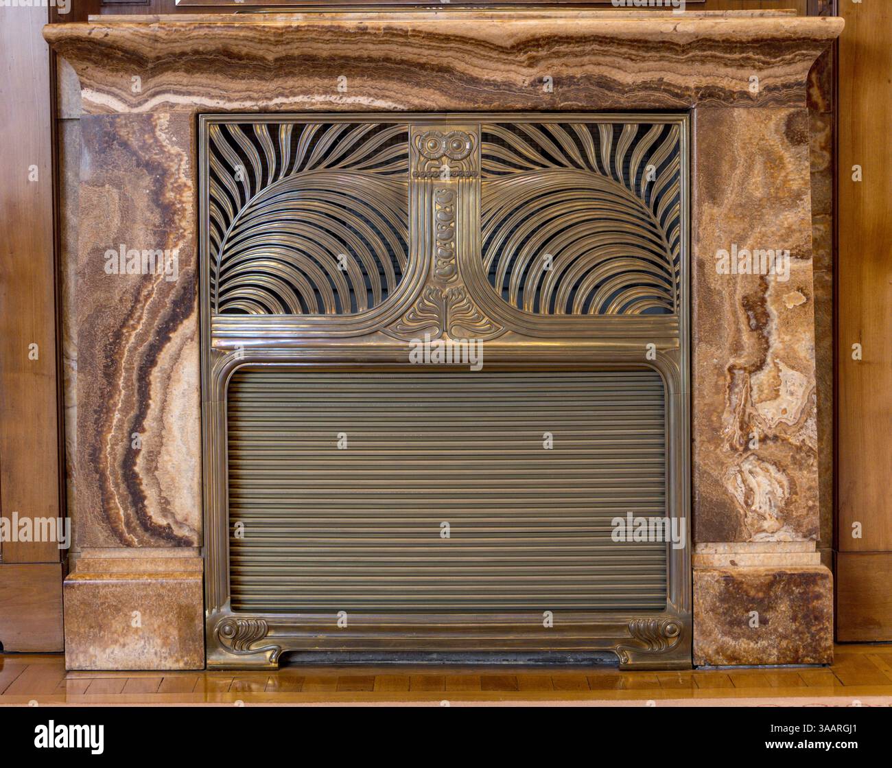 Otto Wagner Hofpavillon, Jugendstilstil, 1899, Hietzing, Wien, Österreich Stockfoto