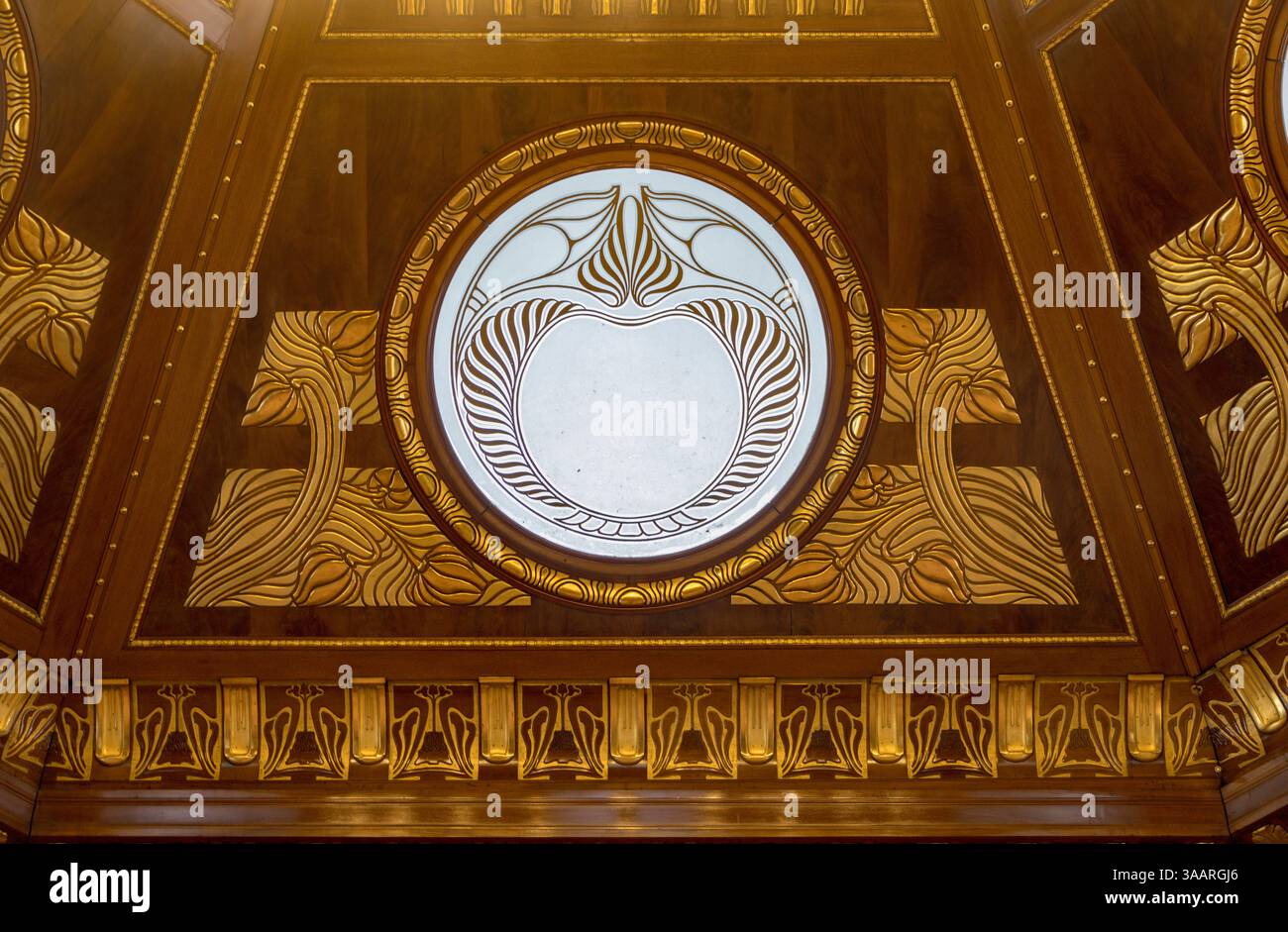 Otto Wagner Hofpavillon, Jugendstilstil, 1899, Hietzing, Wien, Österreich Stockfoto