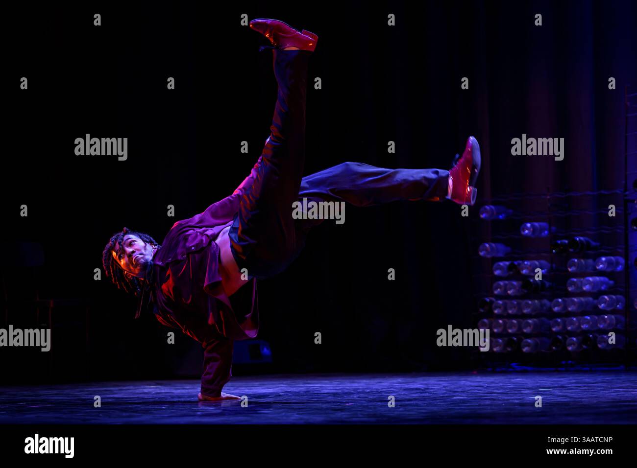 Dance N’Speak Easy, gesuchte Pose Underbelly, McEwan Hall Stockfoto