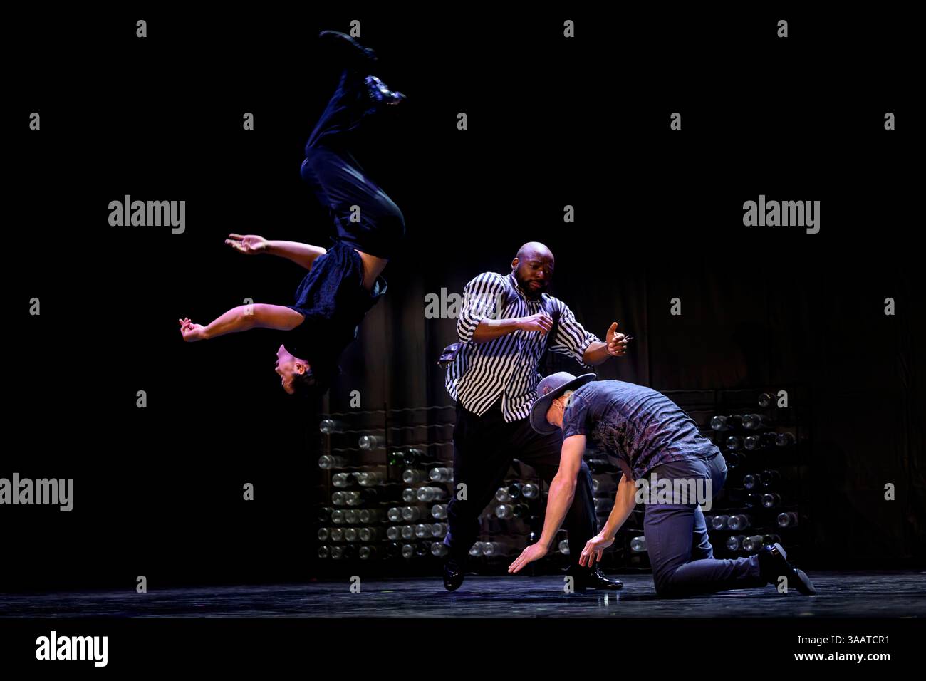 Dance N’Speak Easy, gesuchte Pose Underbelly, McEwan Hall Stockfoto
