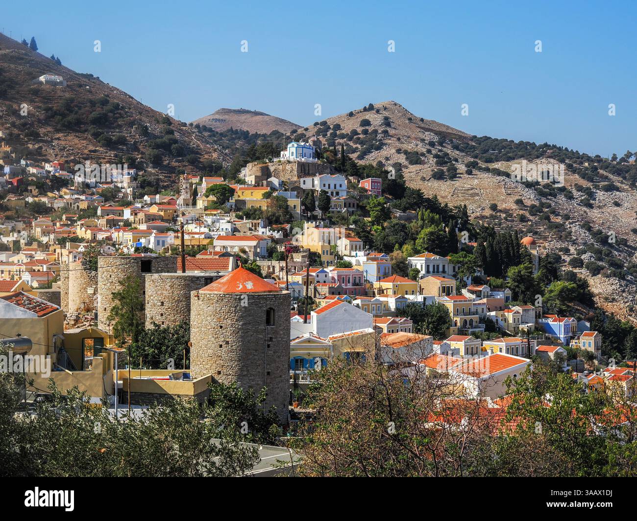 Simi, Griechenland Stockfoto