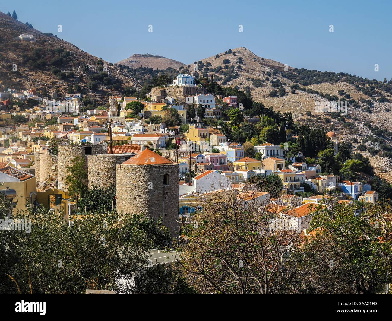 Simi, Griechenland Stockfoto