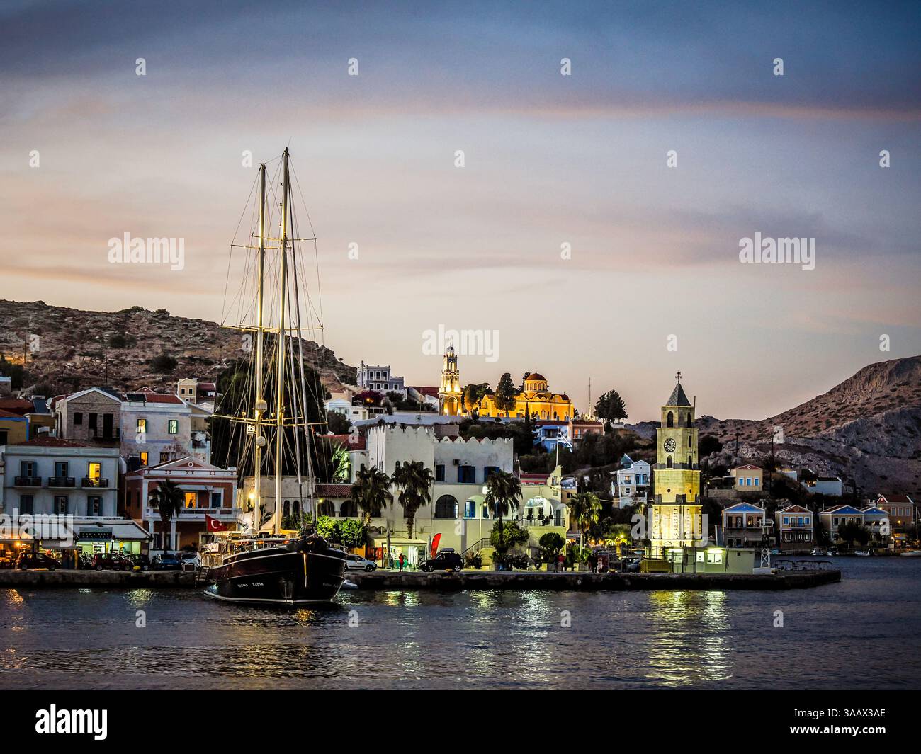 Simi, Griechenland Stockfoto