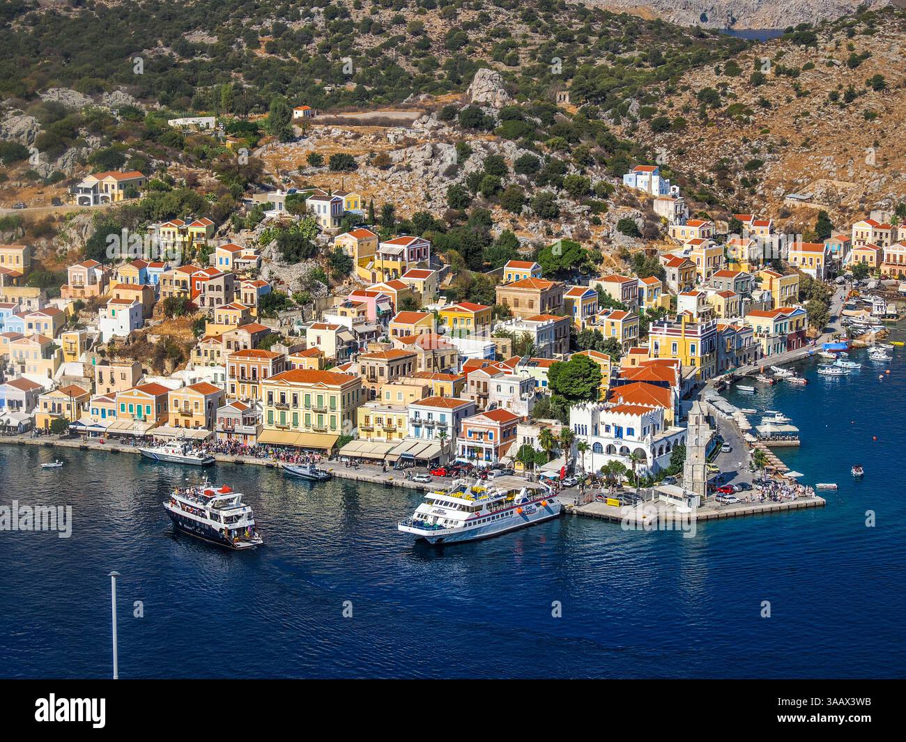 Simi, Griechenland Stockfoto