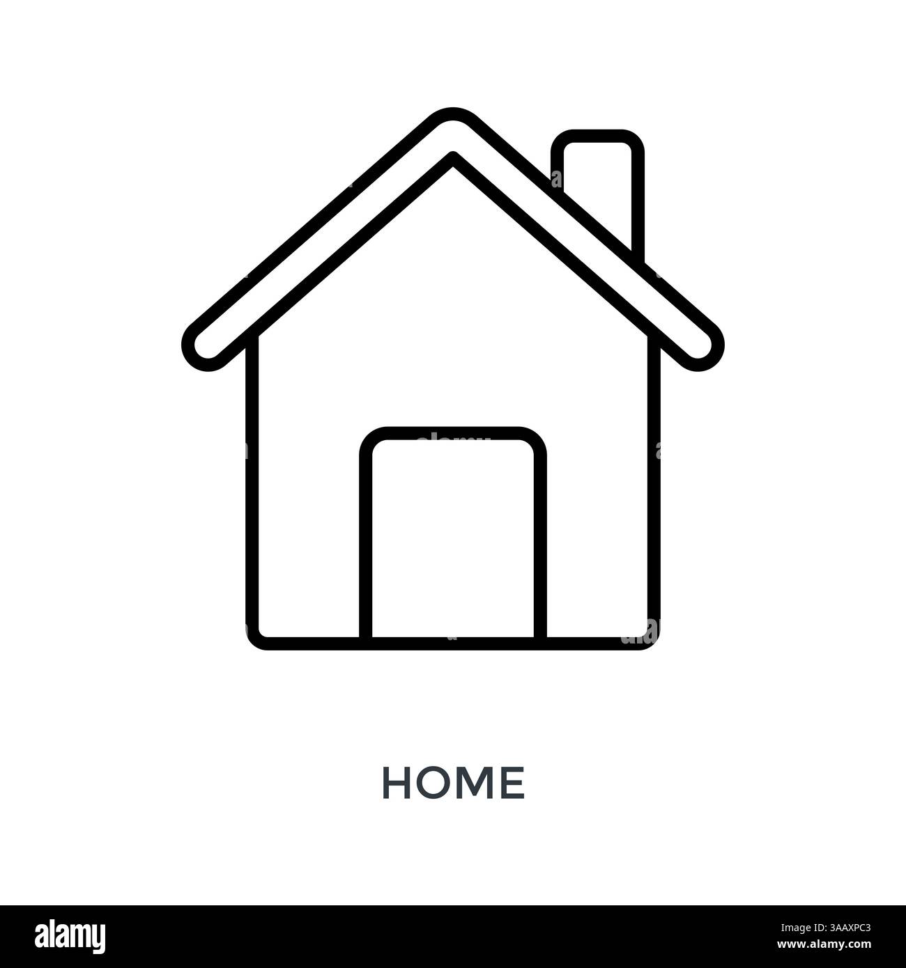 Modellstil Des Home-Symbols. Vektorabbildung Für Graphic Design Stock Vektor