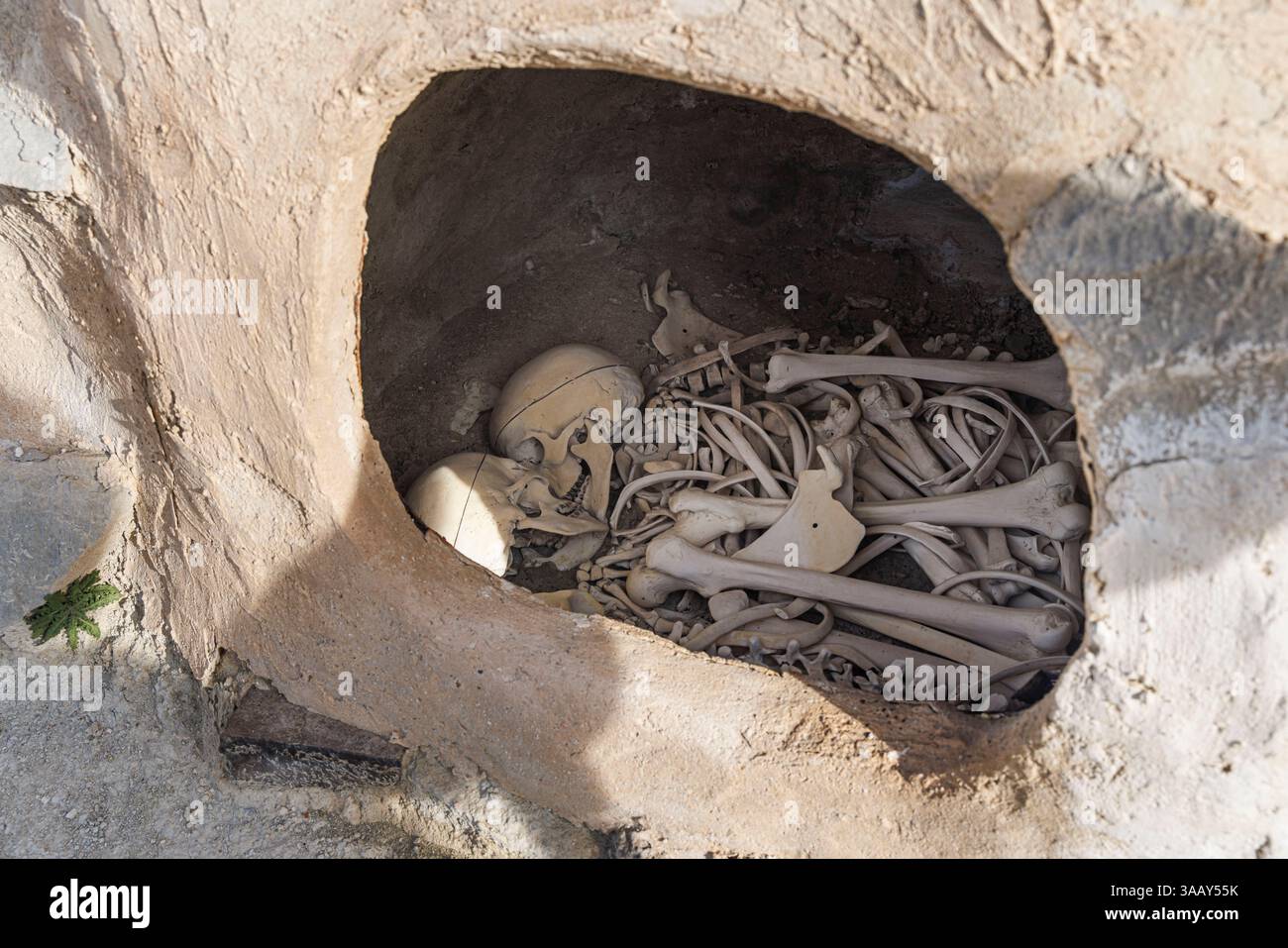 Spanien, Andalusien, Galera, archäologische Stätte Castellon Alto, das Liebhabergrab Stockfoto