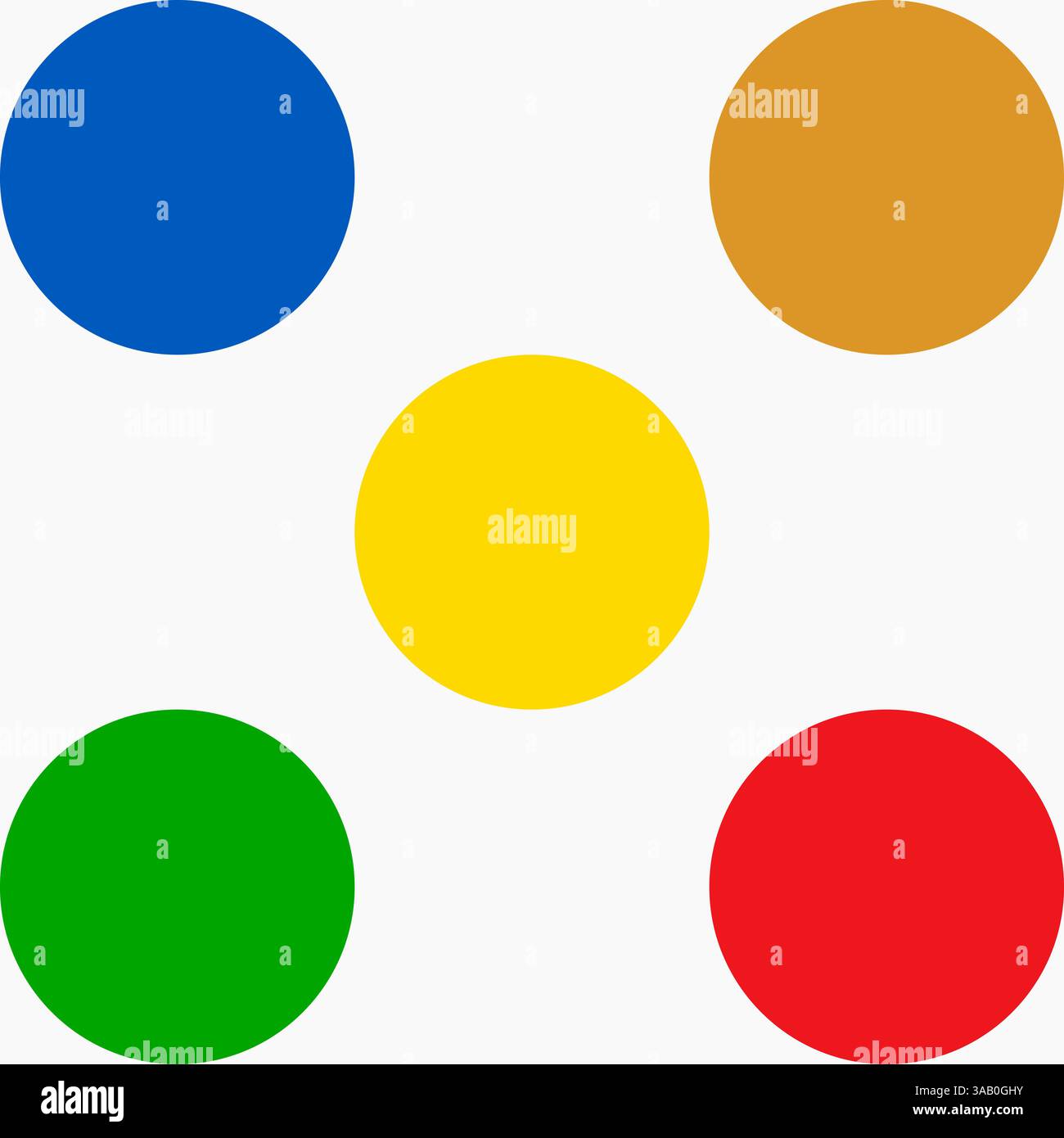 Buntes Kreismuster auf weißem Hintergrund, perfekt für Textilien, Tapeten und Hintergründe. Hochwertige Vektorgrafik mit verspieltem Design. Stock Vektor