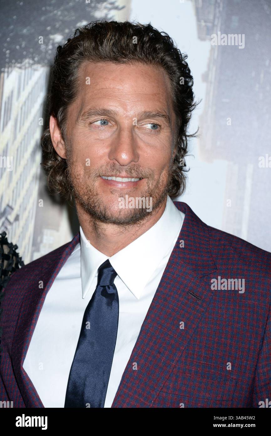 NEW YORK, NY - JULI 31: Matthew McConaughey nimmt am 31. Juli 2017 in New York City an der Premiere des Dark Tower Teil. (Kreditbild: © SMG via ZUMA Wire) Stockfoto