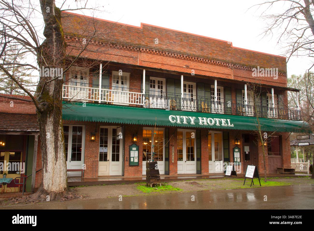 City Hotel, Columbia State Historic Park, Kalifornien Stockfoto
