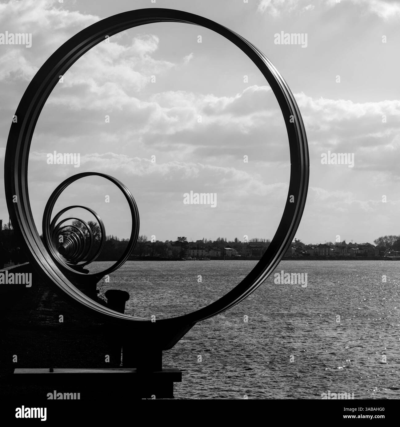 Ile De Nantes Stockfoto