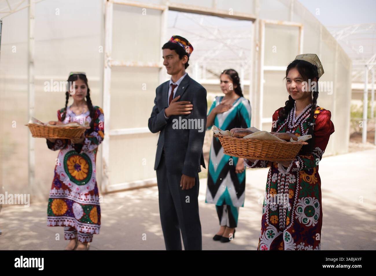 Frühlingsfest in Bokhtar, Tadschikistan Stockfoto