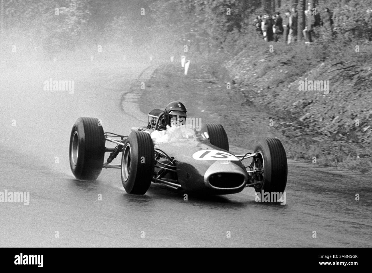 Dan Gurney (USA) Brabham BT11 wurde elfter... Grand Prix von Belgien, Spa-Francorchamps, 13. Juni 1965. (Kreditbild: ©Sutton Motorsports/ZUMA Press) Stockfoto
