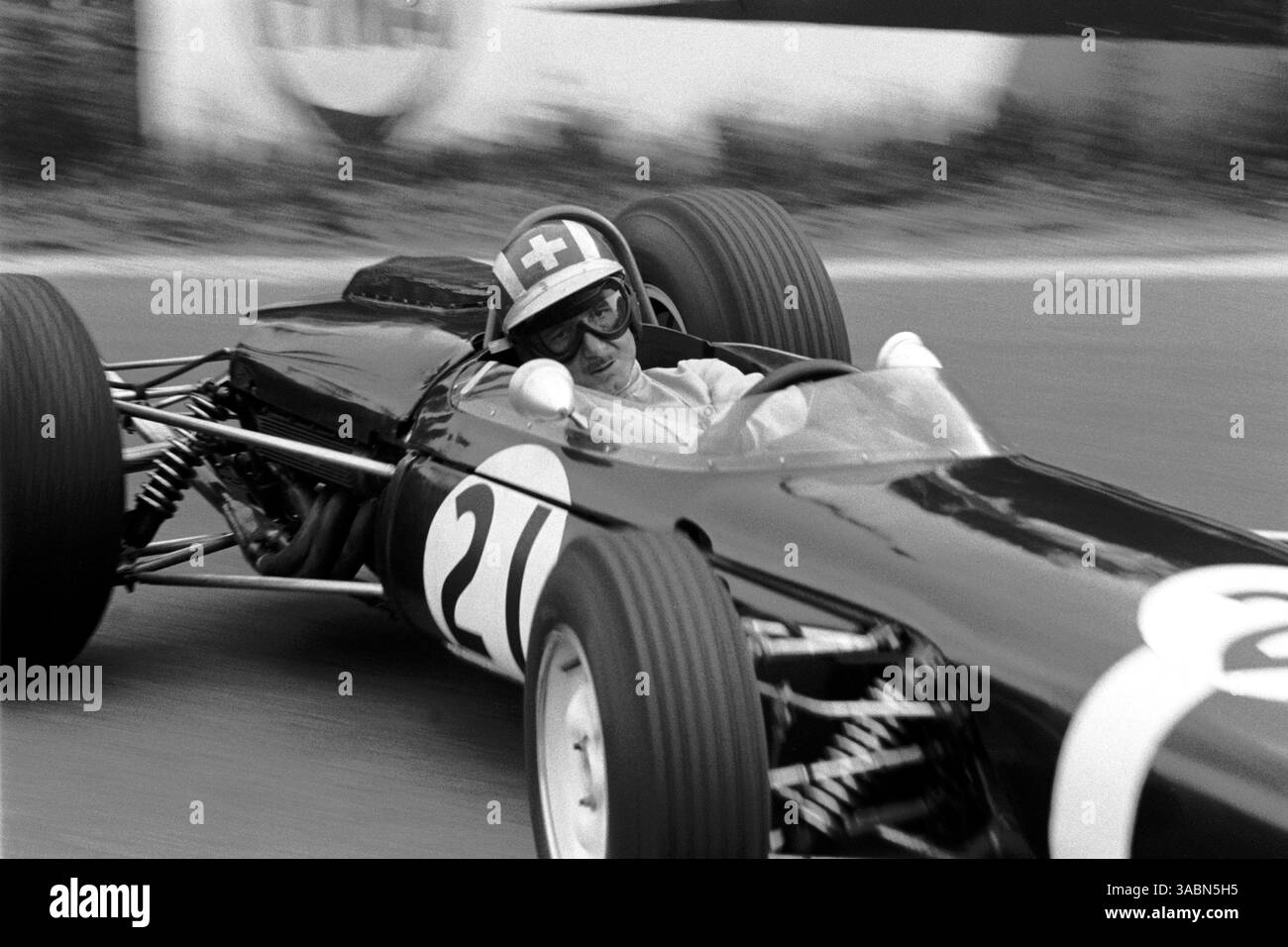 Jo Siffert (SUI) Brabham BT11 belegte den achten Platz...Grand Prix von Belgien, Spa-Francorchamps, 13. Juni 1965. (Kreditbild: ©Sutton Motorsports/ZUMA Press) Stockfoto