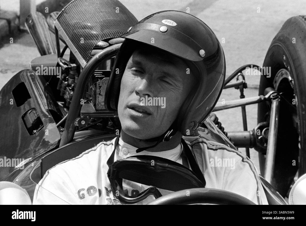 Dan Gurney (USA) Brabham BT11 belegte den sechsten Platz...Grand Prix von Großbritannien, Silverstone, 10. Juli 1965. (Kreditbild: ©Sutton Motorsports/ZUMA Press) Stockfoto