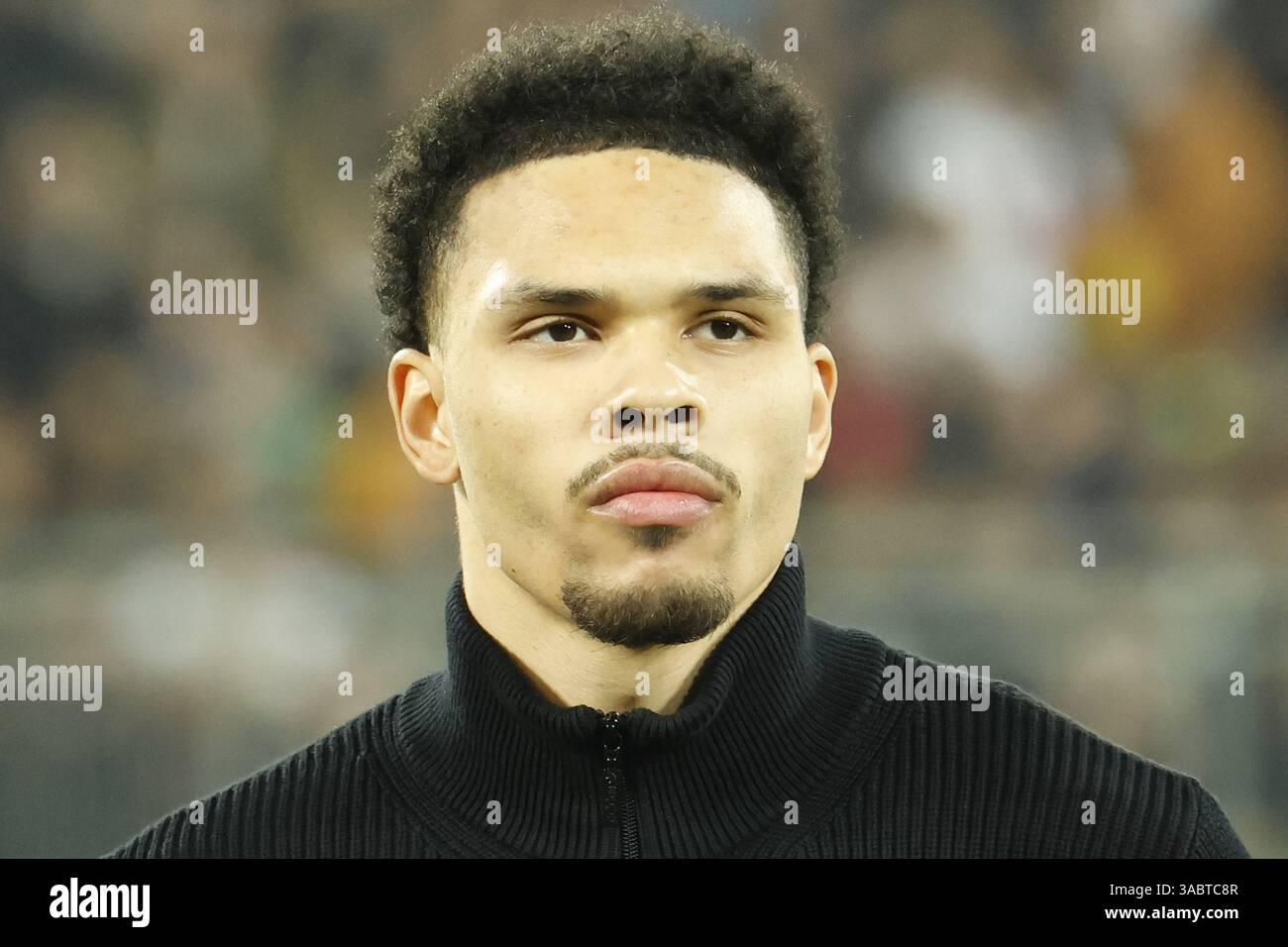 Fußball, U21, Freundschaftsspiel, 2024/2025, Deutschland U21 gegen Spanien U21, 25.03.2025, Merck-Stadion am Boellenfalltor, Darmstadt, Deutschland, Pharrel Nnamdi C. Stockfoto