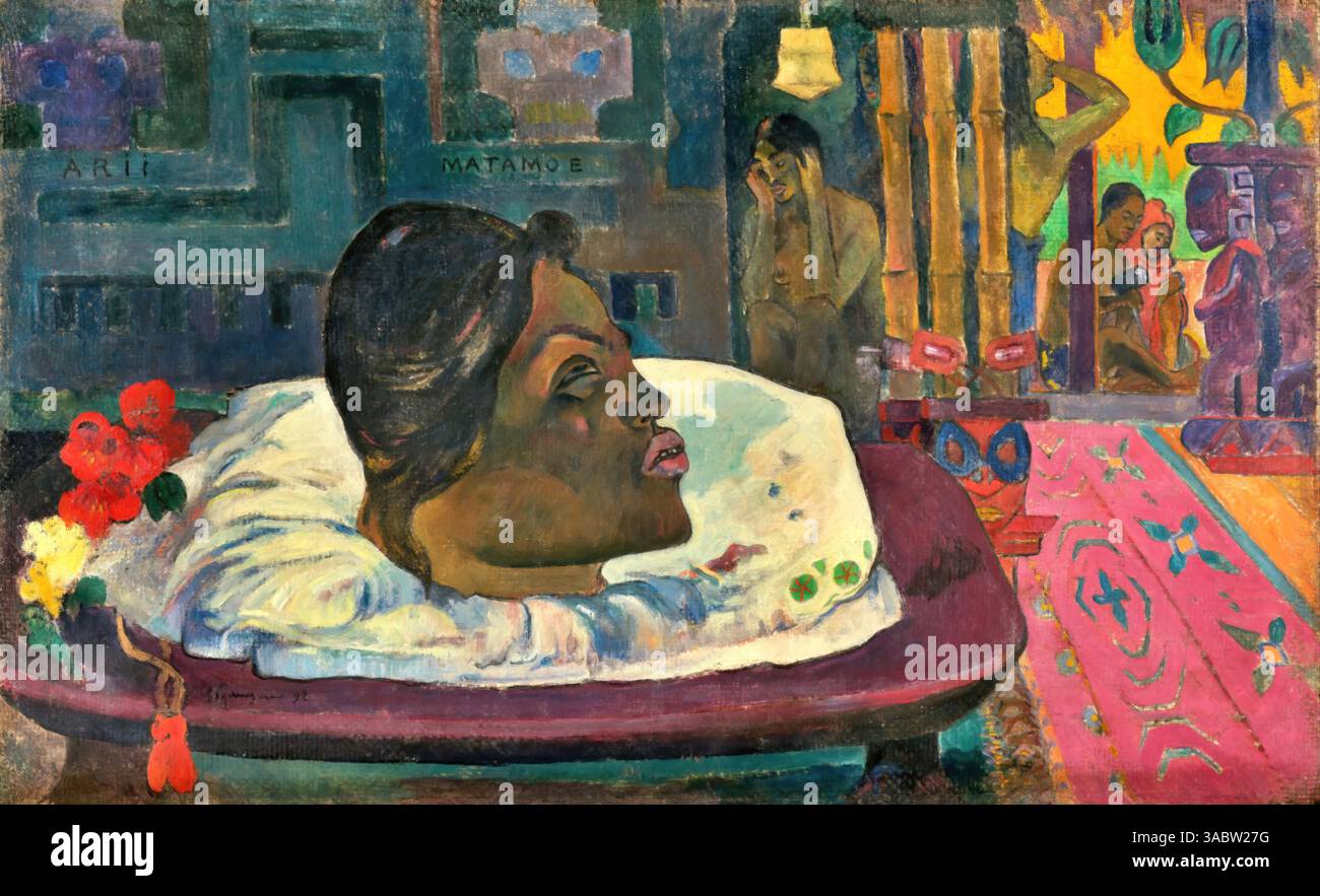 The Royal End, 1892: Paul Gauguin Stock Vektor