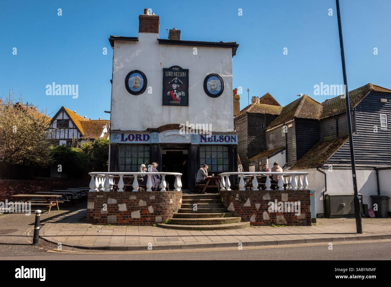 Hastings, 31. März 2025: The Lord Nelson Pub Stockfoto