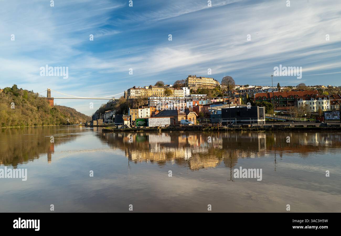 Clifton Hängebrücke Bristol UK Stockfoto