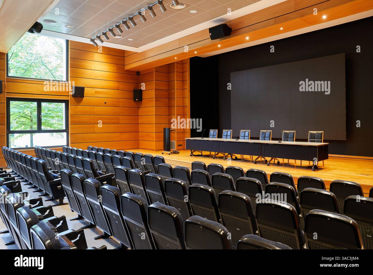 Versammlungssaal, Auditorium, Tagungsraum, Baskenland, Spanien Stockfoto