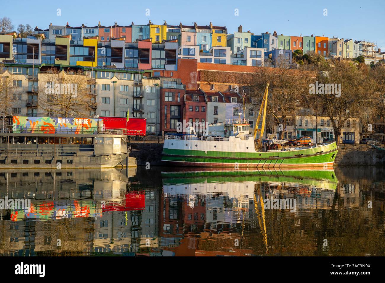 Bristol Marina im Bristol Hafen Großbritannien Stockfoto