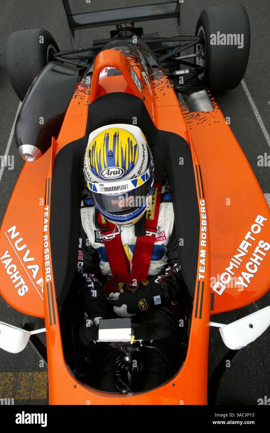 26.04.2003 Hockenheim, Deutschland,..F3 Euro Serie 2003 in Hockenheim, Nico Rosberg (FIN), Team Rosberg, Dallara-Opel/Spiess - Grand-Prix-Kurs des Hockenheimring Baden-WÃ¼rttemberg.. - Weitere Bilder auf www.xpb.cc, E-Mail: info@xpb.cc - Belegexemplare senden. â Copyright Kennzeichnung mit: xpb.cc (Credit Image: ©Sutton Motorsports/ZUMA Press) Stockfoto
