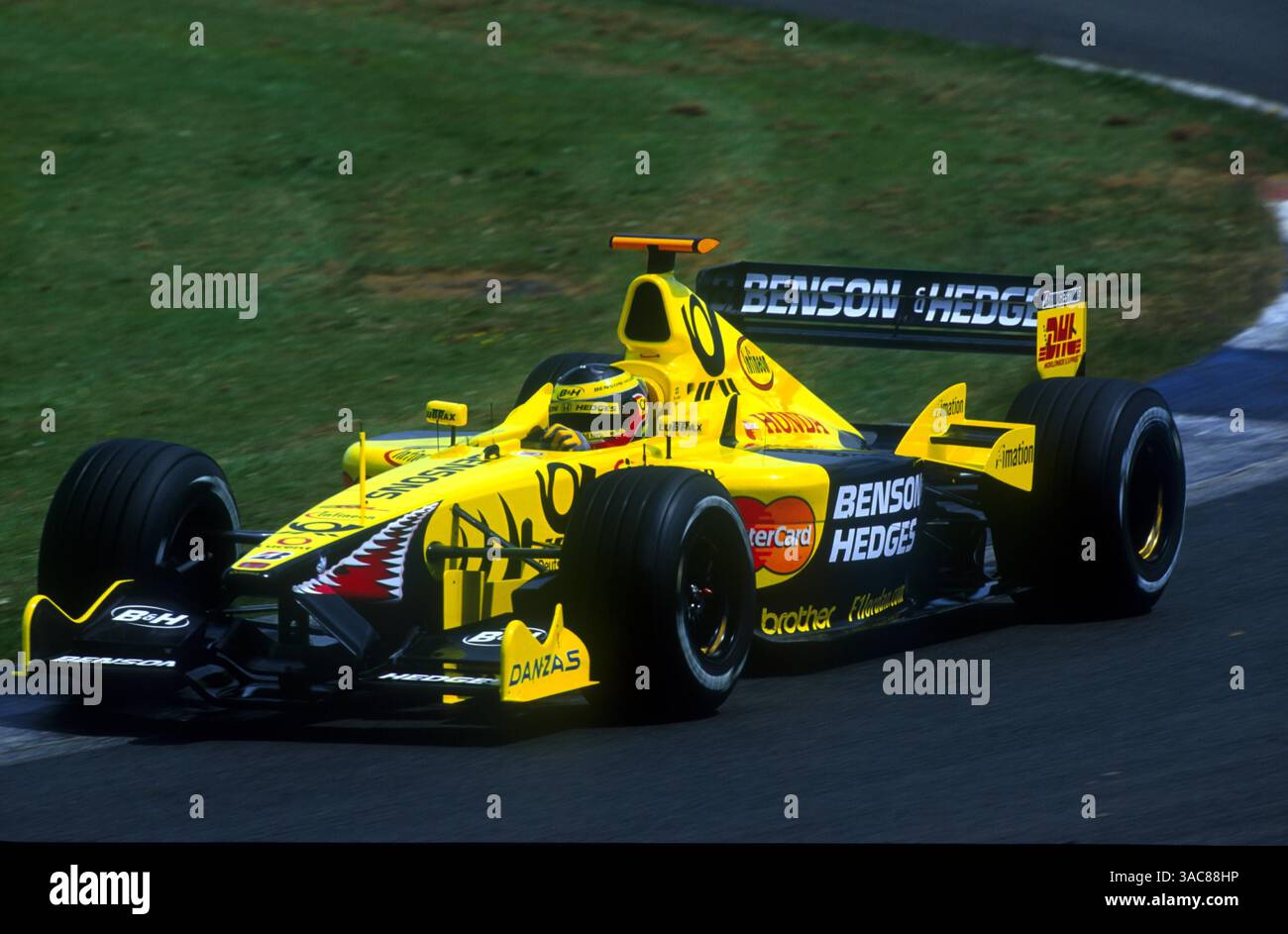 Ricardo Zonta (BRA) testet weiterhin für Jordan..Silverstone, England..12. Juni 2001. (Kreditbild: ©Sutton Motorsports/ZUMA Press) Stockfoto