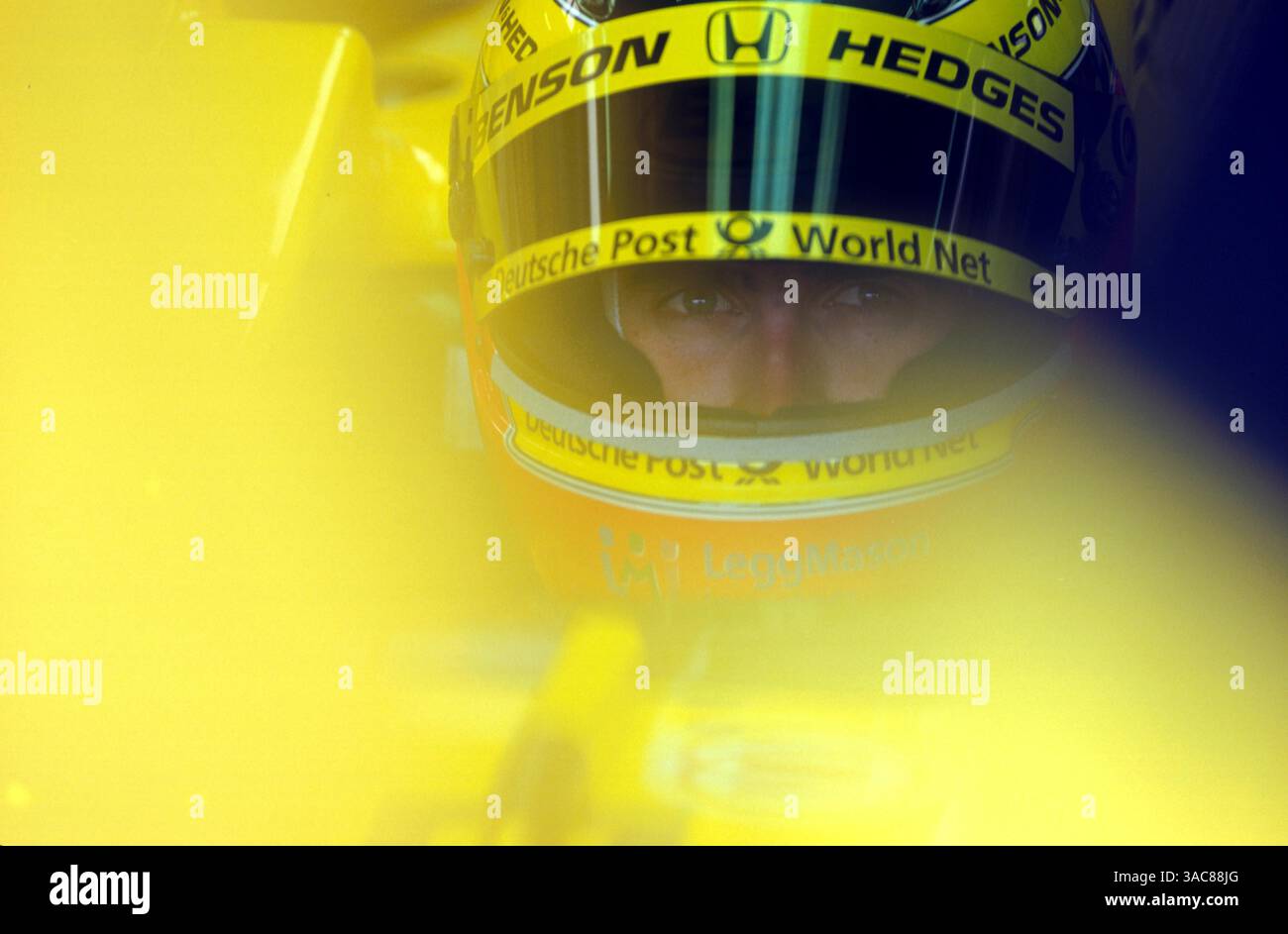 Ricardo Zonta (BH) Tests für Jordanien. Silverstone, England, .12. Juni 2001. (Kreditbild: ©Sutton Motorsports/ZUMA Press) Stockfoto