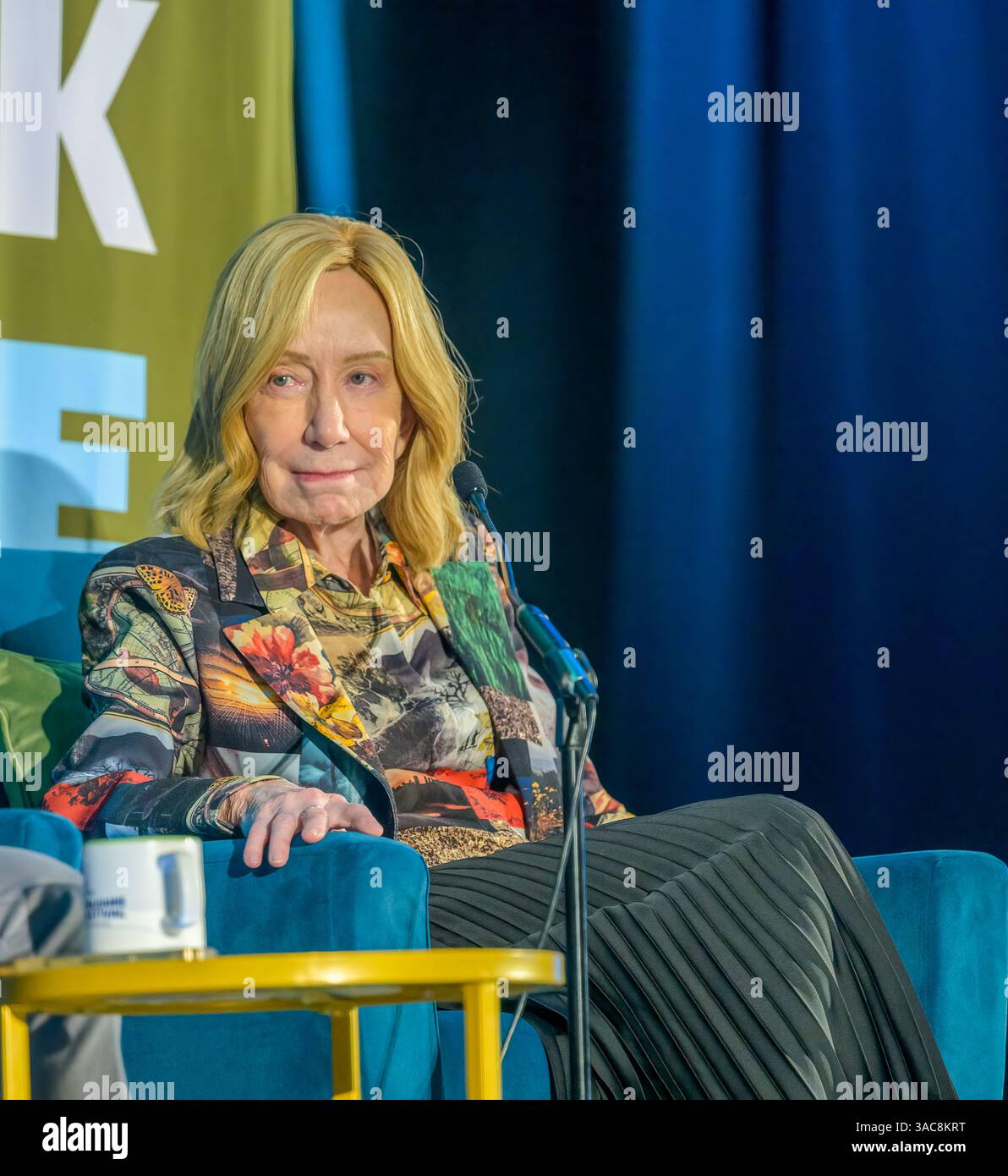 New Orleans, LA, USA - 29. März 2025: Nahaufnahme der Historikerin Doris Kearns Goodwin beim New Orleans Book Festival an der Tulane University Stockfoto