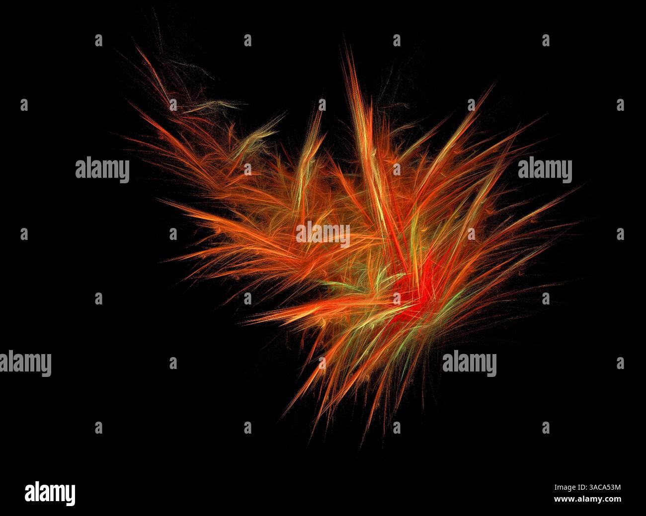Fraktale Zusammenfassung Stockfoto