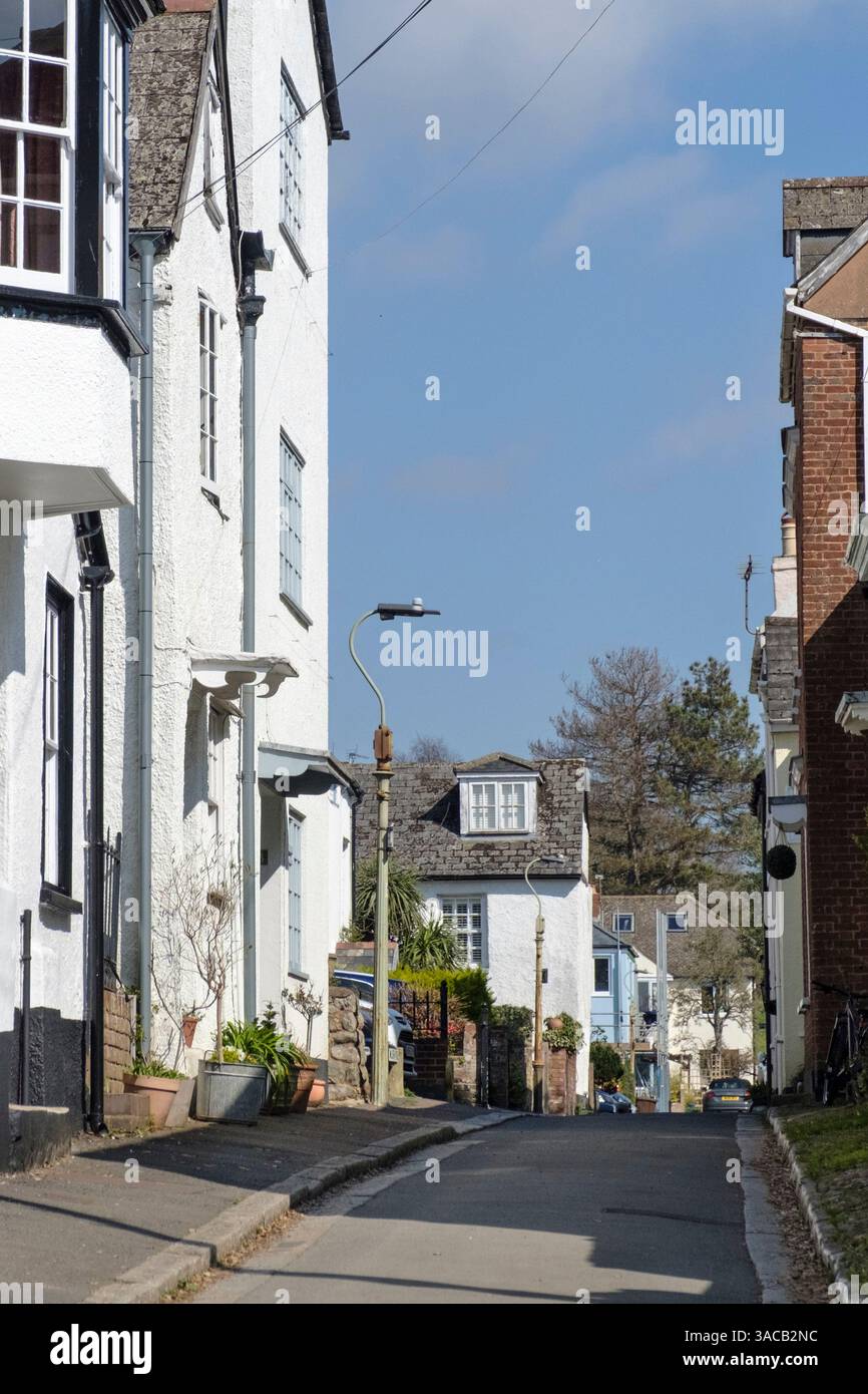 Topsham eine attraktive Stadt in Devon am Fluss exe Stockfoto