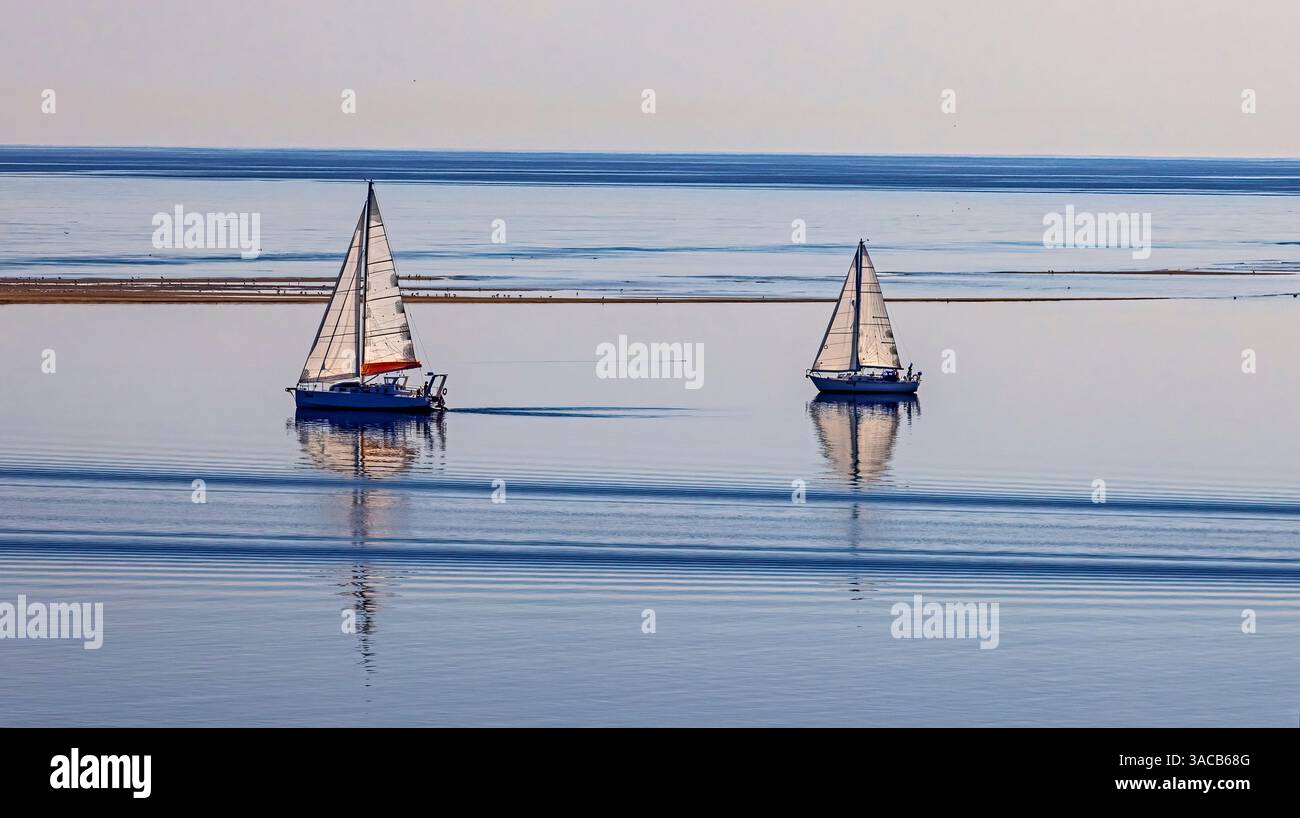 Kanada, Quebec, Gaspe. Gaspe Bay. Stockfoto
