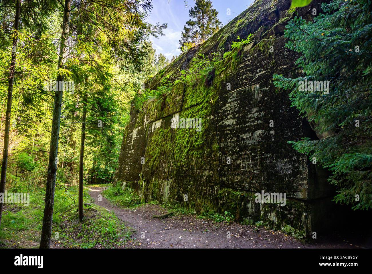 Pozezdrze, Polen - 15. August 2021. SS-Feldkommando nach Hochwald Stockfoto