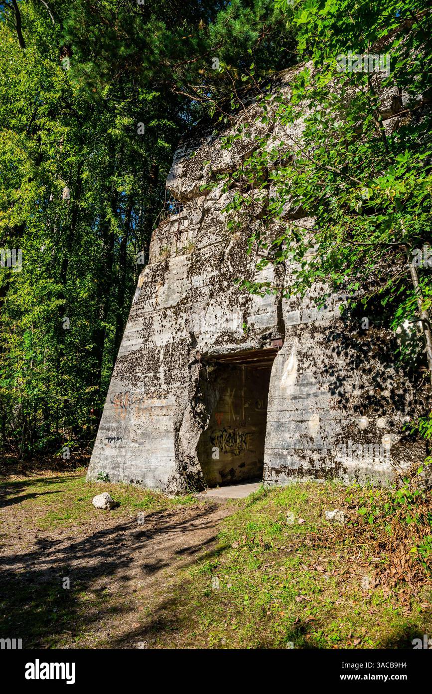 Pozezdrze, Polen - 15. August 2021. SS-Feldkommando nach Hochwald Stockfoto